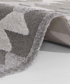 Laagpolig vloerkleed Namago Elle Decoration - grijs/crème - close up, thumbnail Laagpolig vloerkleed Namago Elle Decoration - grijs/crème - close up, thumbnail