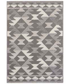 Laagpolig vloerkleed Namago Elle Decoration - grijs/crème - overzicht boven, thumbnail Laagpolig vloerkleed Namago Elle Decoration - grijs/crème - overzicht boven, thumbnail