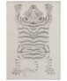Laagpolig vloerkleed Samayi Elle Decoration - grijs/beige - overzicht boven, thumbnail