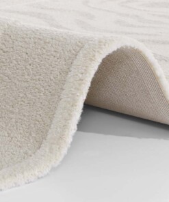 Laagpolig vloerkleed Samayi Elle Decoration - crème/beige - close up, thumbnail