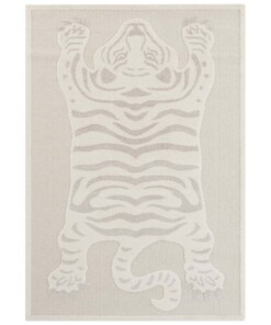 Laagpolig vloerkleed Samayi Elle Decoration - crème/beige - overzicht boven, thumbnail