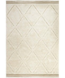 Designer vloerkleed 3D Colin - beige - overzicht boven