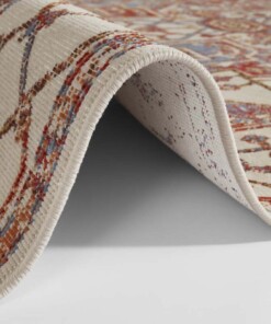 Vintage vloerkleed Miran - crème/multi - close up, thumbnail