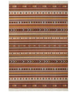 Kelim vloerkleed Milad - rood/multi - overzicht boven, thumbnail Kelim vloerkleed Milad - rood/multi - overzicht boven, thumbnail