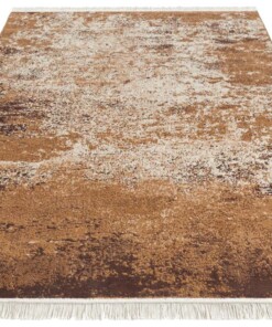 Vintage vloerkleed abstract Robina - roest/crème - overzicht schuin, thumbnail Vintage vloerkleed abstract Robina - roest/crème - overzicht schuin, thumbnail