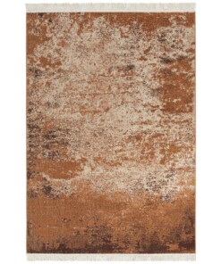 Vintage vloerkleed abstract Robina - roest/crème - overzicht boven, thumbnail Vintage vloerkleed abstract Robina - roest/crème - overzicht boven, thumbnail