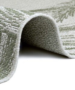 Buitenkleed palm Jaora - grijs/groen - close up, thumbnail
