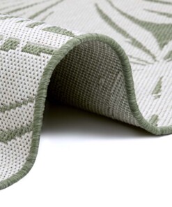 Buitenkleed palm Lagosi - groen/crème - close up, thumbnail Buitenkleed palm Lagosi - groen/crème - close up, thumbnail