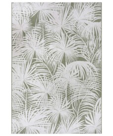 Buitenkleed palm Lagosi - groen/crème - overzicht boven, thumbnail Buitenkleed palm Lagosi - groen/crème - overzicht boven, thumbnail