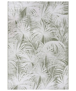 Buitenkleed palm Lagosi - groen/crème - overzicht boven