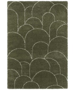 Hoogpolig vloerkleed Thane - olijfgroen - overzicht boven, thumbnail Hoogpolig vloerkleed Thane - olijfgroen - overzicht boven, thumbnail