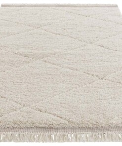 Hoogpolig designer vloerkleed 3D Danaki - crème - overzicht schuin, thumbnail Hoogpolig designer vloerkleed 3D Danaki - crème - overzicht schuin, thumbnail