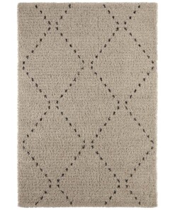 Hoogpolig vloerkleed ruiten Basay - beige/zwart - overzicht boven, thumbnail Hoogpolig vloerkleed ruiten Basay - beige/zwart - overzicht boven, thumbnail