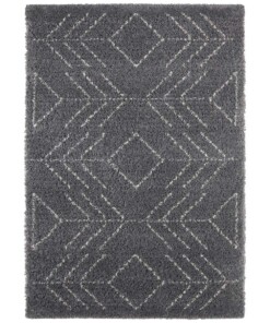 Hoogpolig vloerkleed Toboso - donkergrijs/crème - overzicht boven, thumbnail Hoogpolig vloerkleed Toboso - donkergrijs/crème - overzicht boven, thumbnail