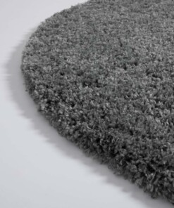 Rond hoogpolig vloerkleed - Cozy Shaggy - grijs - close up hoek, thumbnail Rond hoogpolig vloerkleed - Cozy Shaggy - grijs - close up hoek, thumbnail
