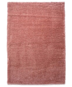 Hoogpolig vloerkleed - Cozy Shaggy - roze - overzicht boven