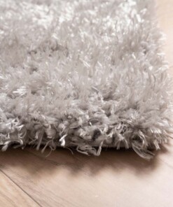 Hoogpolig vloerkleed velours Posh - lichtzilver - close up hoek, thumbnail Hoogpolig vloerkleed velours Posh - lichtzilver - close up hoek, thumbnail