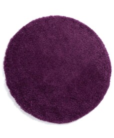 Rond hoogpolig vloerkleed - Cozy Shaggy - paars - overzicht boven, thumbnail Rond hoogpolig vloerkleed - Cozy Shaggy - paars - overzicht boven, thumbnail
