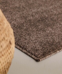 Vierkant vloerkleed Fine - mokka Vierkant vloerkleed Fine - mokka