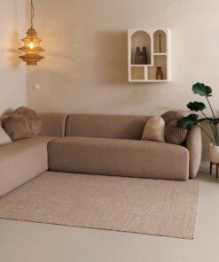 Laagpolig vloerkleed Lush - beige