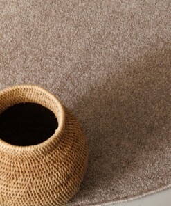 Rond vloerkleed Fine - beige