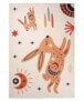 Kinderkleed konijn Happy Dreams - Multicolor - overzicht boven, thumbnail
