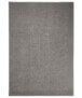 Laagpolig vloerkleed Fine - lichtgrijs - overzicht boven, thumbnail