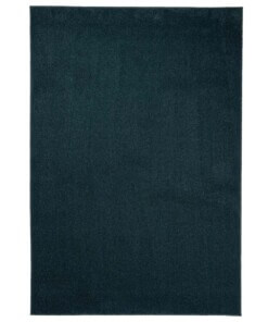 Laagpolig vloerkleed Fine - petrol - overzicht boven, thumbnail