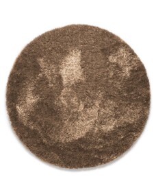 Rond hoogpolig vloerkleed velours Posh - beige - overzicht boven, thumbnail Rond hoogpolig vloerkleed velours Posh - beige - overzicht boven, thumbnail