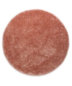 Rond hoogpolig vloerkleed velours Posh - roze - overzicht boven, thumbnail Rond hoogpolig vloerkleed velours Posh - roze - overzicht boven, thumbnail