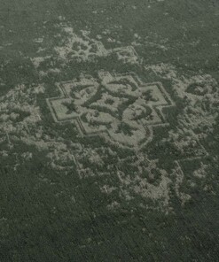 Vintage vloerkleed Nomad - groen - close up materiaal, thumbnail Vintage vloerkleed Nomad - groen - close up materiaal, thumbnail