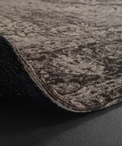 Vintage vloerkleed Traditions - grijs/taupe - close up vouw, thumbnail