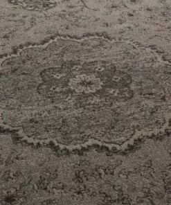 Vintage vloerkleed Village - grijs/taupe - close up materiaal, thumbnail Vintage vloerkleed Village - grijs/taupe - close up materiaal, thumbnail