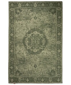 Vintage vloerkleed Traditions - groen - overzicht boven