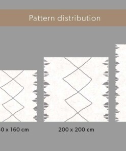 Vierkant hoogpolig vloerkleed berber Artisan - wit/grijs Vierkant hoogpolig vloerkleed berber Artisan - wit/grijs