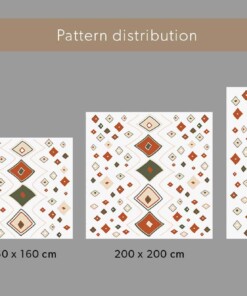 Vierkant hoogpolig vloerkleed bohemian Artisan - wit/multi