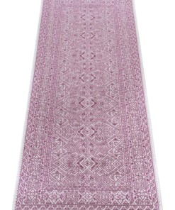 Balkonkleed geometrisch - Cuadrado roze/crème - overzicht schuin, thumbnail Balkonkleed geometrisch - Cuadrado roze/crème - overzicht schuin, thumbnail