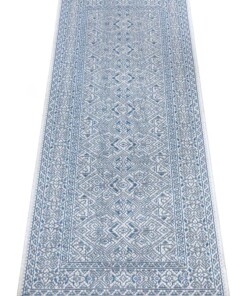 Balkonkleed geometrisch - Cuadrado blauw/crème - overzicht schuin, thumbnail Balkonkleed geometrisch - Cuadrado blauw/crème - overzicht schuin, thumbnail