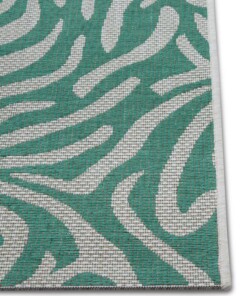 Buitenkleed zebra - Cebra groen/crème - close up, thumbnail Buitenkleed zebra - Cebra groen/crème - close up, thumbnail