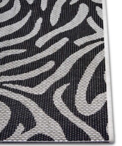 Buitenkleed zebra - Cebra zwart/crème - close up, thumbnail Buitenkleed zebra - Cebra zwart/crème - close up, thumbnail