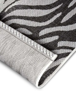 Buitenkleed zebra - Cebra zwart/crème - close up, thumbnail Buitenkleed zebra - Cebra zwart/crème - close up, thumbnail