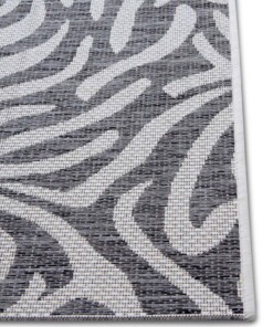 Buitenkleed zebra - Cebra grijs/crème - close up, thumbnail