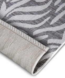 Buitenkleed zebra - Cebra grijs/crème - close up, thumbnail