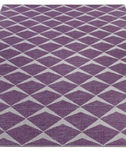 Buitenkleed design - Escala paars/crème - overzicht schuin, thumbnail