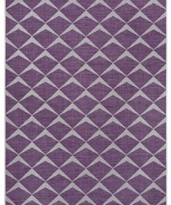 Buitenkleed design - Escala paars/crème - overzicht boven, thumbnail