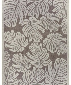 Buitenkleed palm - Monstera taupe/crème - overzicht boven, thumbnail Buitenkleed palm - Monstera taupe/crème - overzicht boven, thumbnail