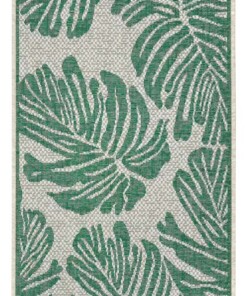 Balkonkleed palm - Monstera jade/crème - overzicht boven, thumbnail Balkonkleed palm - Monstera jade/crème - overzicht boven, thumbnail