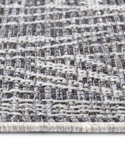 Balkonkleed palm - Monstera grijs/crème - close up, thumbnail Balkonkleed palm - Monstera grijs/crème - close up, thumbnail