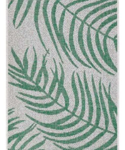 Balkonkleed palm - Palmera jade/crème - overzicht boven, thumbnail