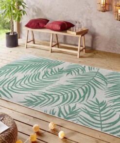 Buitenkleed palm - Palmera jade/crème - sfeer